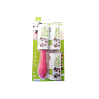 Cepillo Quita Pelusa Mascotas Para Ropa + 2 Repuestos Rosado