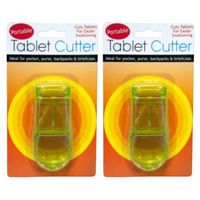 Packx2 Partidor de Pastillas Con Almacenamiento