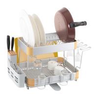 Escurridor de Platos 2 Niveles de Aluminio Benico