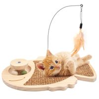 Rascador para Gato con Juguete Colgante