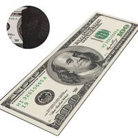 Alfombra Decorativa para Dormitorio Modelo Dólar De 90 Cm x 45 Cm