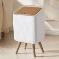 Tacho de Basura con Tapa Touch 8 Litros Lumen Cuadrado