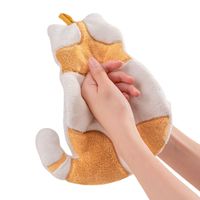 Secador de Mano Absorbente Diseño Gato Naranja