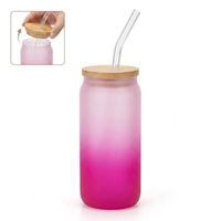 Vaso Nórdico Neón de Vidrio 500 ml Fucsia