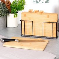 Set de 4 Tablas de Picar Bambú