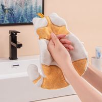Pack de 2 Secador de Mano Absorbente Diseño Gato Naranja