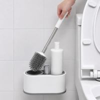 Escobilla para Inodoro con Compartimiento Brio