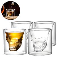 Set de 4 Vaso Modelo Doomed Skull De 150ml