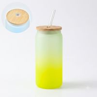 Vaso Nórdico Neón de Vidrio 500 ml Amarillo