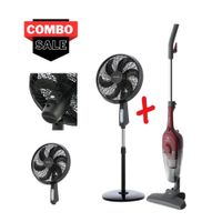 COMBO Ventilador Pedestal 18? antimosquitos 85w FSM7518MK Imaco + Aspiradora Electrolux STK13