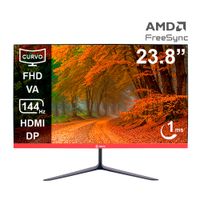Monitor curvo Teros TE-2403S 23.8"" Panel VA, FHD, 144Hz, 1ms, entradas HDMI/DP