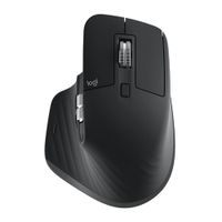 Mouse inalámbrico Logitech MX Master 3S Bluetooth, 8000 DPI, 7 botones, MagSpeed, batería 70 días, negro