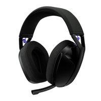 Audífonos gamer Logitech G321 con micrófono, conexión bluetooth 5.2, 32 ohm, sensibilidad 91.7 dB, PC y consolas, negro