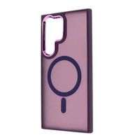 Case para Samsung Galaxy S26 Ultra I2GO magnético, amortiguador de choques, compatible con carga inalámbrica, morado