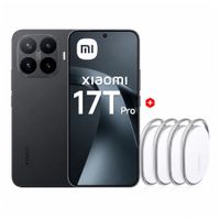 Celular Xiaomi 17T Pro 5G 512GB, 12GB RAM, cámara trasera 50MP y frontal 32MP, 6.8"", negro + Xiaomi Tag 4 Pack