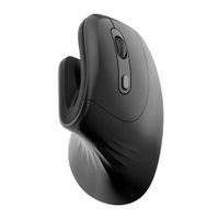Mouse inalámbrico Coolbox Teraware bluetooth, 1600 DPI, 6 botones, negro