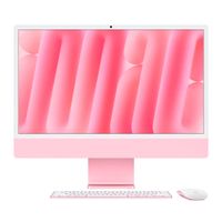 Computadora iMac Apple 24"" M4 16GB, 256GB SSD, pantalla 4.5K Retina, cámara integrada, Wi-Fi, macOS, rosado + Teclado + Mouse Magic