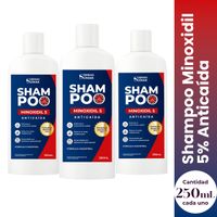 MINOXIDIL 5% SHAMPOO 250ML - DERMO SUMAK 3 UND