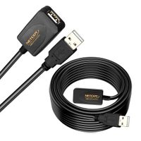 Cable Extensión USB 2.0 Activo Netcom Macho a Hembra 15 Metros