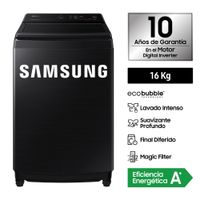 Lavadora Samsung EcoBubble™ 16Kg Negra WA16CG6441BVPE