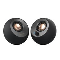 Creative - Parlante 2.0 Pebble V2 Conexión 3.5mm USB-C - Negro