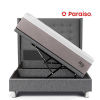 Dormitorio Boxet Gold Royal Balanzze Queen Gris