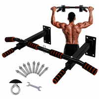 Barra Dominadas Multifuncional de Pared Crossfit con eslabon de apoyo