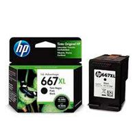 Cartucho de Tinta HP 667XL Negro Original 3YM81AL