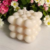 Vela Bubble Corazón  Cera de Soja Perfumada