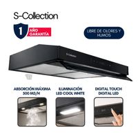 Campana Extractora Slim Black Touch Free S-Collection 60cm  TURE18C0V2