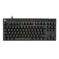 Logitech G - Teclado Pro X TKL Rapid RGB Magnetic Analog - Negro
