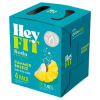 Pack Gaseosa HEY FIT Summer Breeze Lata 355ml Paquete 4un