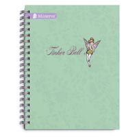 Cuaderno Anillado MINERVA Universitario Tapa Dura Tinker Bell