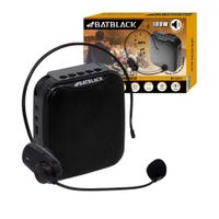 Amplificador de Voz Portatil e Inalambrico Bluetooth 2.0 Micro SD USB y Radio FM Batblack BT-V317