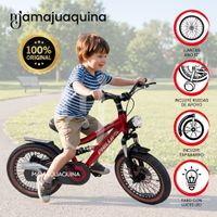Bicicleta Deportiva Aro 12 «ROCKET» para Niños Rojo