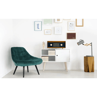 Butaca Sillón Moderno Carpio en Terciopelo Verde TU MESITA