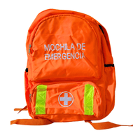 MOCHILA DE EMERGENCIA 30L NYLON CON CINTA REFLECTIVA
