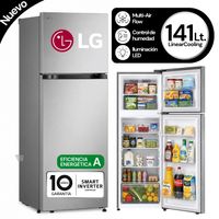 Refrigeradora LG 241 Litros No Frost VT24BPY Plateada