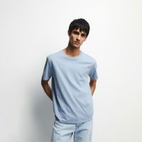Polo Hombre Sfera Lisa Azul Claro