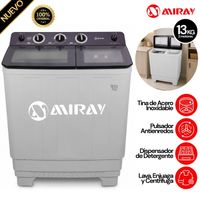 Lavadora Semiautomática Miray LMS-136 13Kg