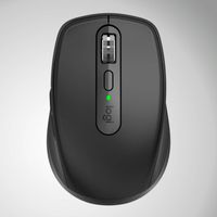 Mouse Logitech MX Anywhere 3S, inalámbrico, Bluetooth, 8K DPI, silencioso - Negro