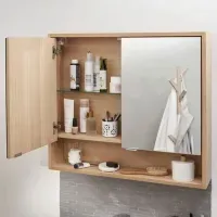 Mueble de Baño Flotante con Espejo King Color duna TU MESITA