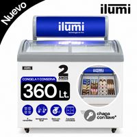 Congelador Horizontal 360Lt Blanco Ilumi TF-3600