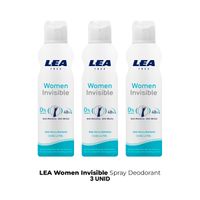 Lea Women Invisible Spray Deodorant 3 Unid