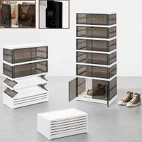 Organizador de Zapatos Zapatera Acrilica de 6 Niveles Plegable para 12 pares