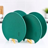 2 Tablas de Picar Redondas  Giratorias para Verduras y Carnes
