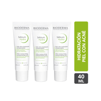 Trio Bioderma Sébium Hydra 40ml