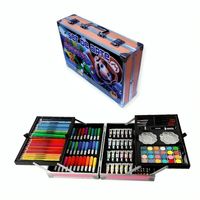 Set De Arte De 145 Piezas Maleta De Aluminio Para Niños
