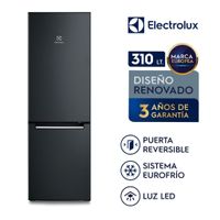 Refrigerador Electrolux Bottom Freezer 310L Negro ERT32G2KSQB