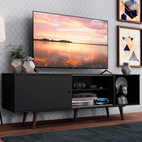 Centro de Entretenimiento Mesa para TV Dubai Hasta 65 Pulgadas Negro
